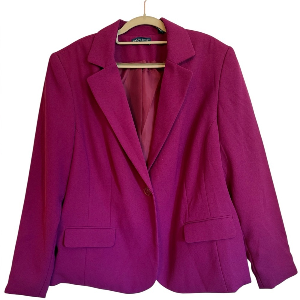 Karen Scott Purple Blazer